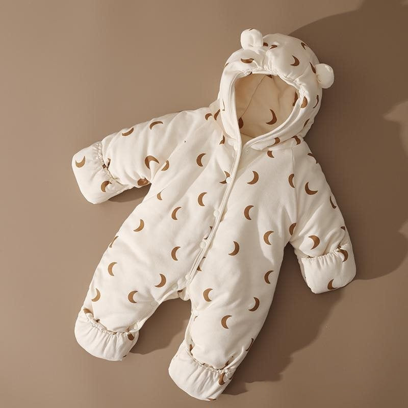 Baby Jumpsuit Cotton-padded Jacket Thickened Cotton Padded Coat