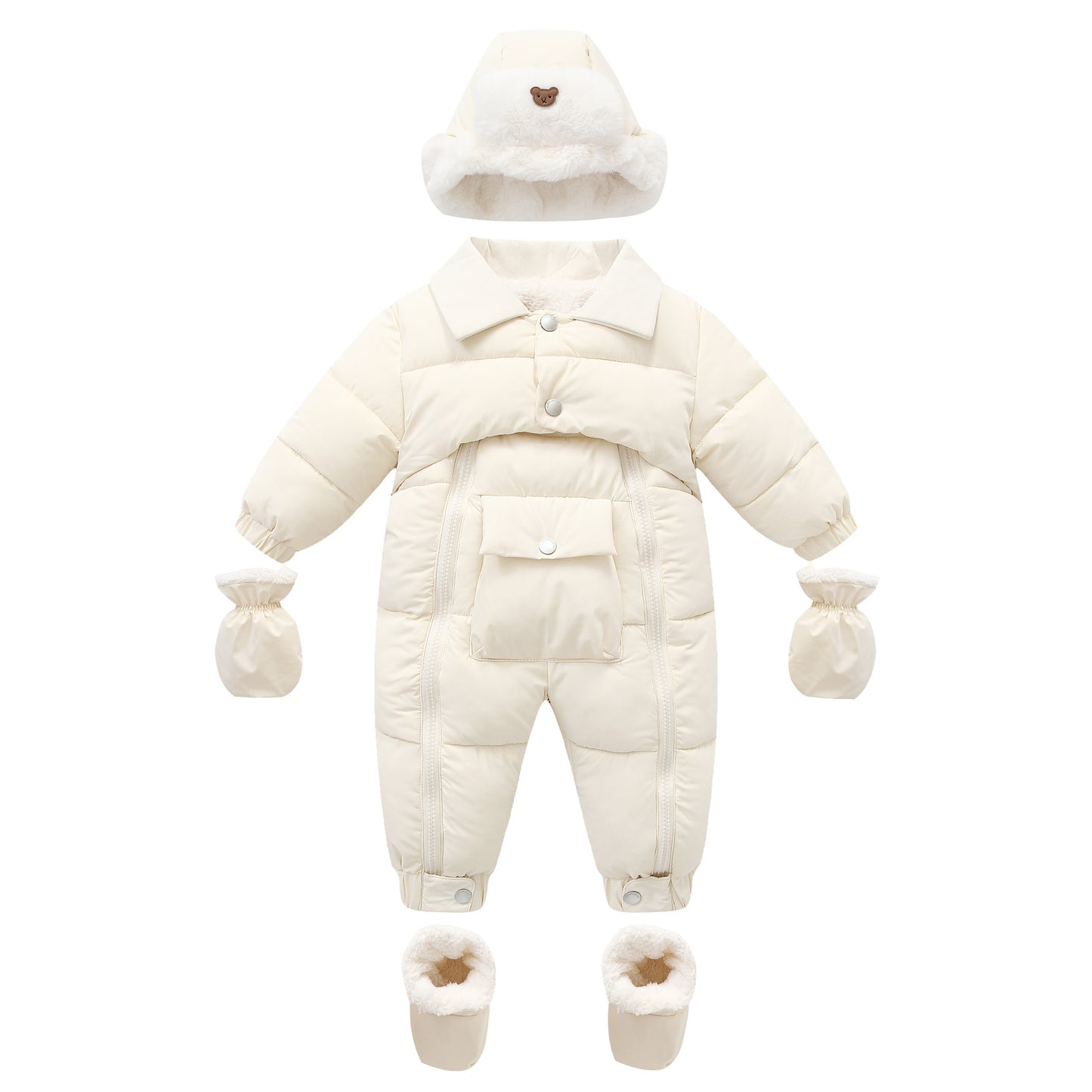 Baby Cotton-padded Thicken Crawler Suit Baby Children Romper