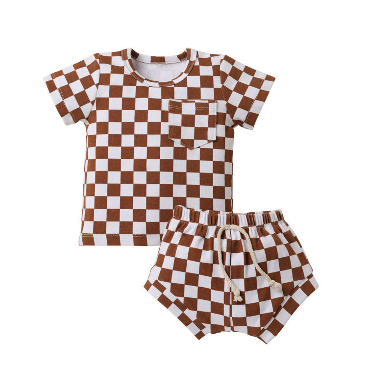 Two-piece Summer Baby Split Suit