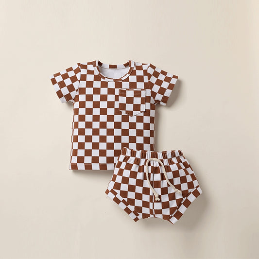 Two-piece Summer Baby Split Suit